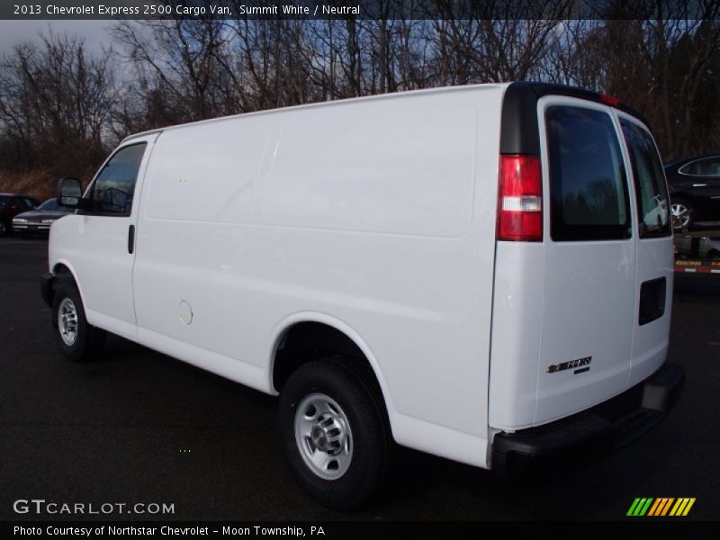 Summit White / Neutral 2013 Chevrolet Express 2500 Cargo Van