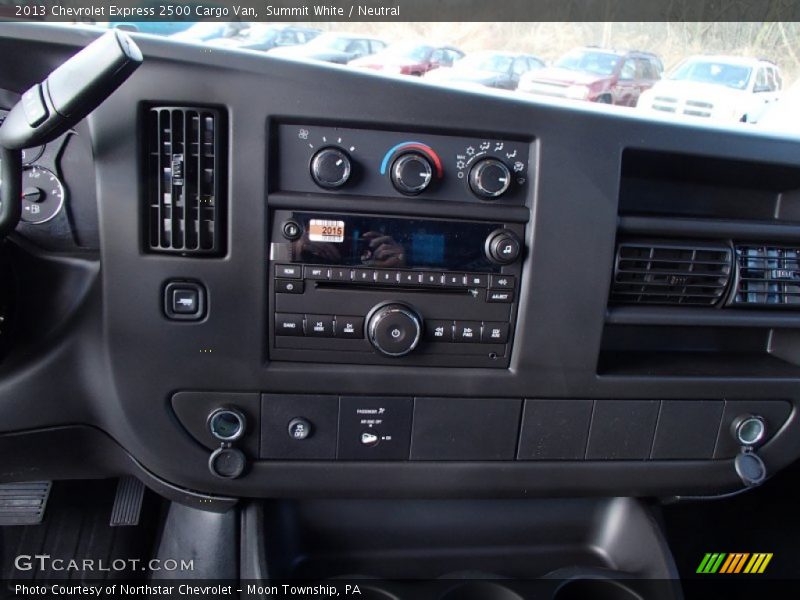 Summit White / Neutral 2013 Chevrolet Express 2500 Cargo Van