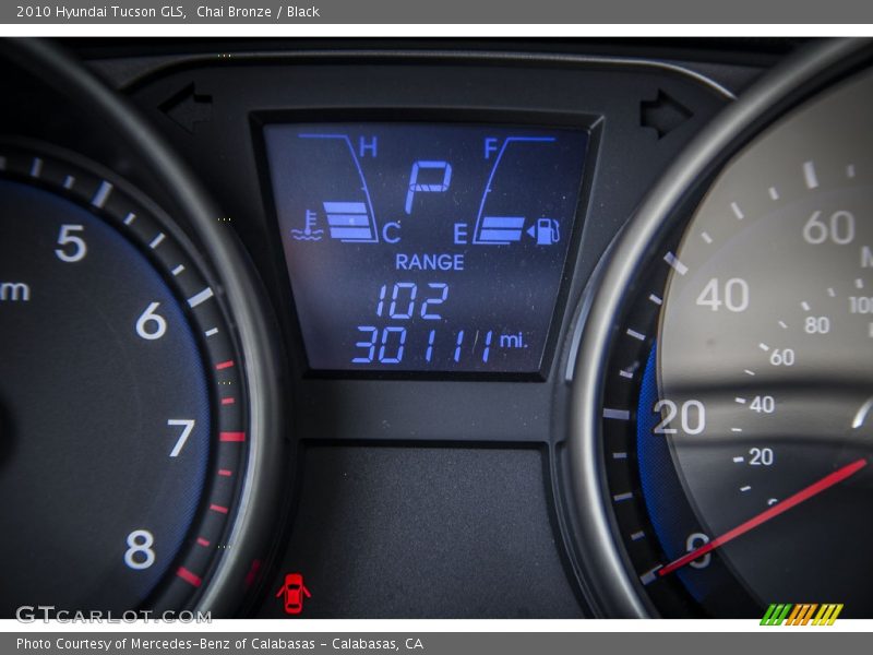 Chai Bronze / Black 2010 Hyundai Tucson GLS