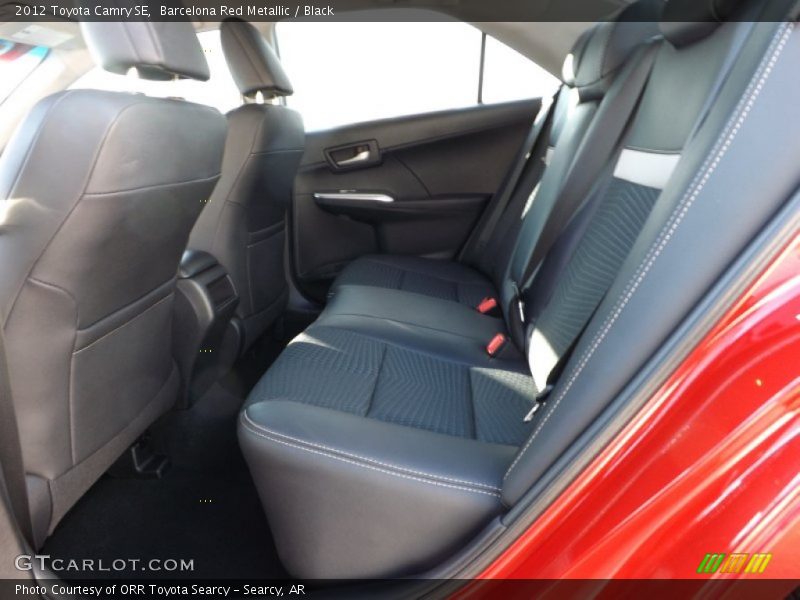 Barcelona Red Metallic / Black 2012 Toyota Camry SE