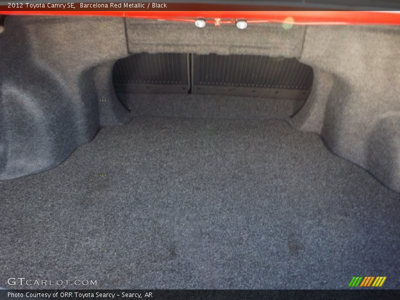 Barcelona Red Metallic / Black 2012 Toyota Camry SE