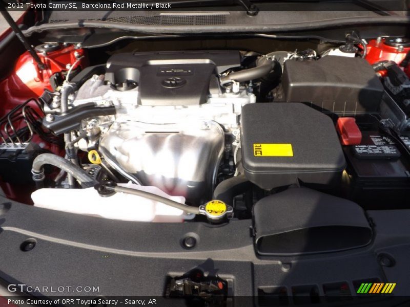Barcelona Red Metallic / Black 2012 Toyota Camry SE