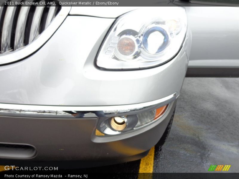 Quicksilver Metallic / Ebony/Ebony 2011 Buick Enclave CXL AWD