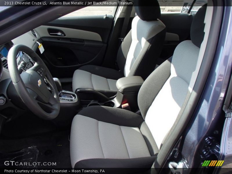 Atlantis Blue Metallic / Jet Black/Medium Titanium 2013 Chevrolet Cruze LS