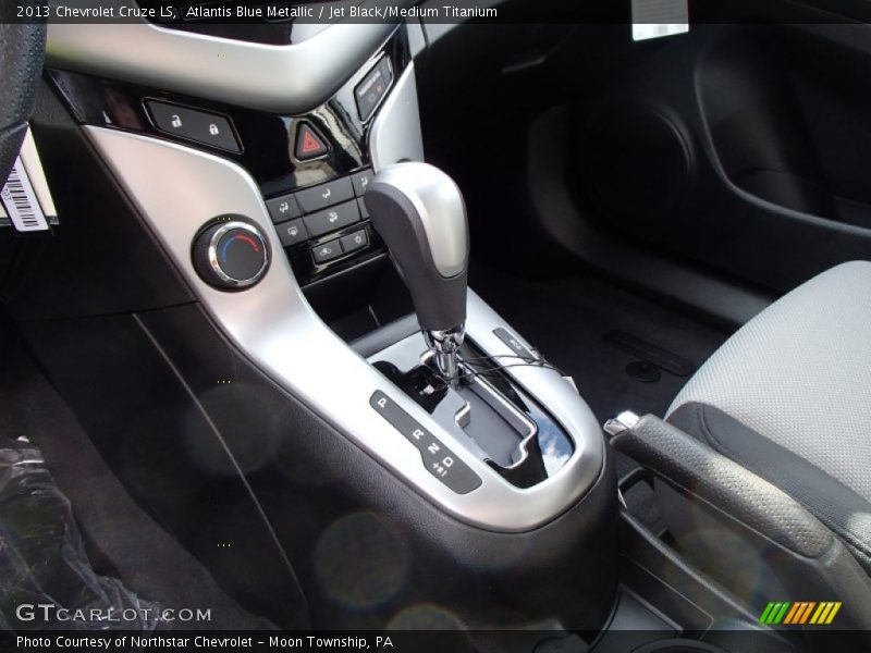 Atlantis Blue Metallic / Jet Black/Medium Titanium 2013 Chevrolet Cruze LS