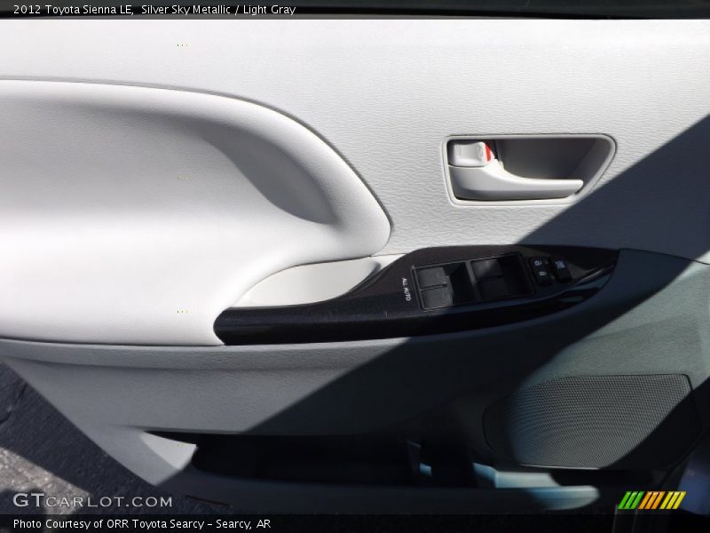 Silver Sky Metallic / Light Gray 2012 Toyota Sienna LE
