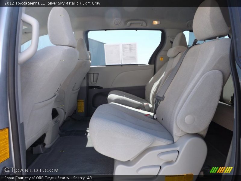 Silver Sky Metallic / Light Gray 2012 Toyota Sienna LE