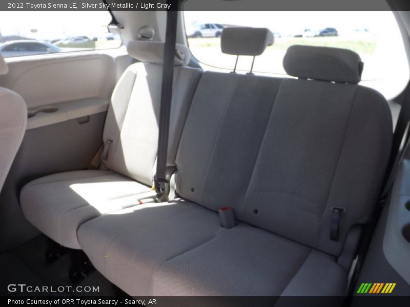 Silver Sky Metallic / Light Gray 2012 Toyota Sienna LE