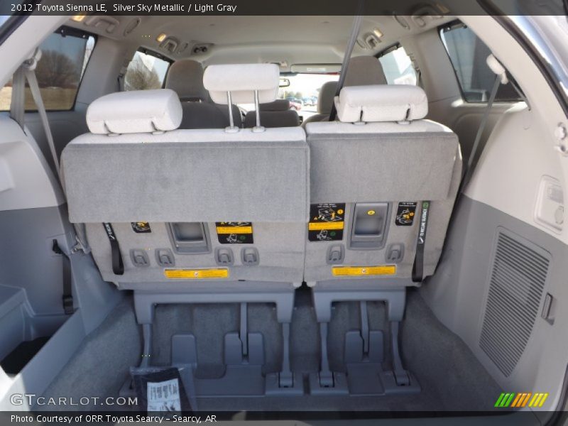 Silver Sky Metallic / Light Gray 2012 Toyota Sienna LE