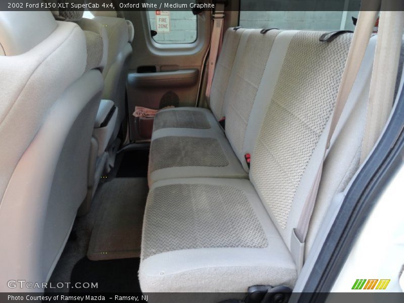 Oxford White / Medium Graphite 2002 Ford F150 XLT SuperCab 4x4