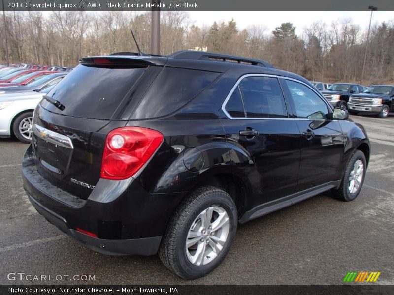 Black Granite Metallic / Jet Black 2013 Chevrolet Equinox LT AWD