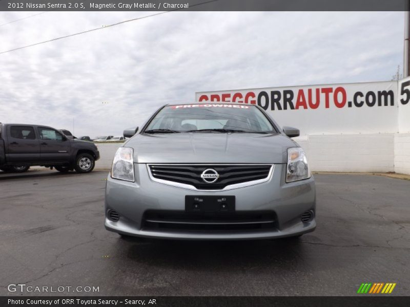 Magnetic Gray Metallic / Charcoal 2012 Nissan Sentra 2.0 S