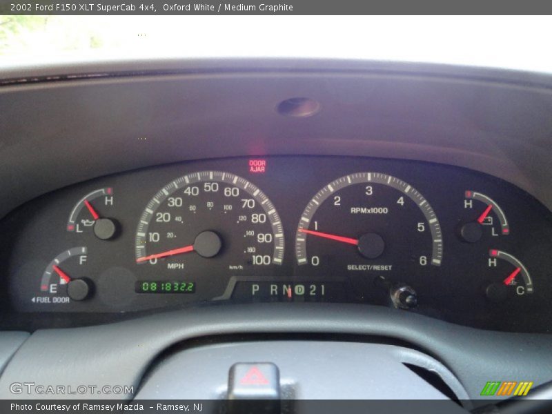 Oxford White / Medium Graphite 2002 Ford F150 XLT SuperCab 4x4