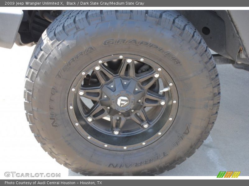 Black / Dark Slate Gray/Medium Slate Gray 2009 Jeep Wrangler Unlimited X