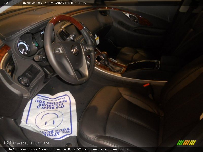 Storm Gray Metallic / Ebony 2013 Buick LaCrosse FWD