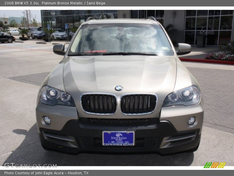 Platinum Bronze Metallic / Sand Beige 2008 BMW X5 3.0si