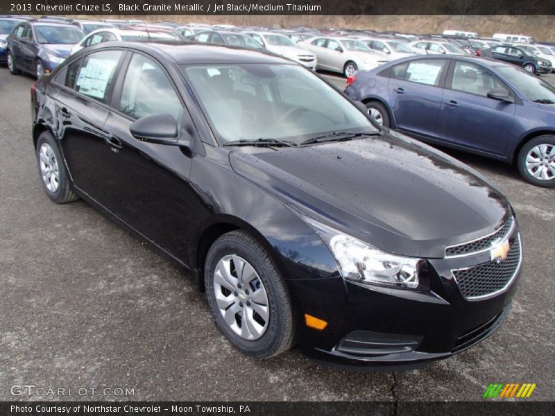 Black Granite Metallic / Jet Black/Medium Titanium 2013 Chevrolet Cruze LS