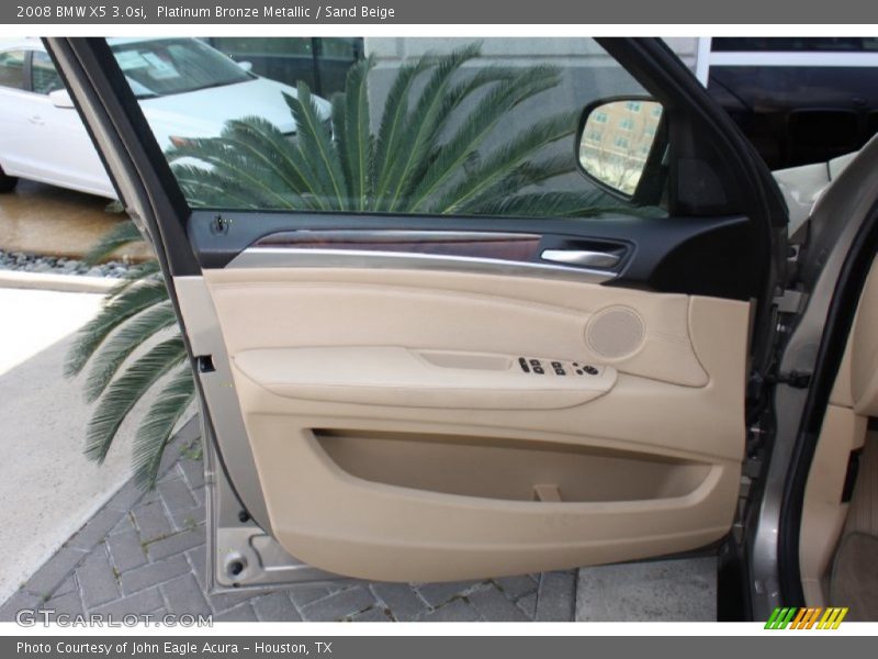 Platinum Bronze Metallic / Sand Beige 2008 BMW X5 3.0si