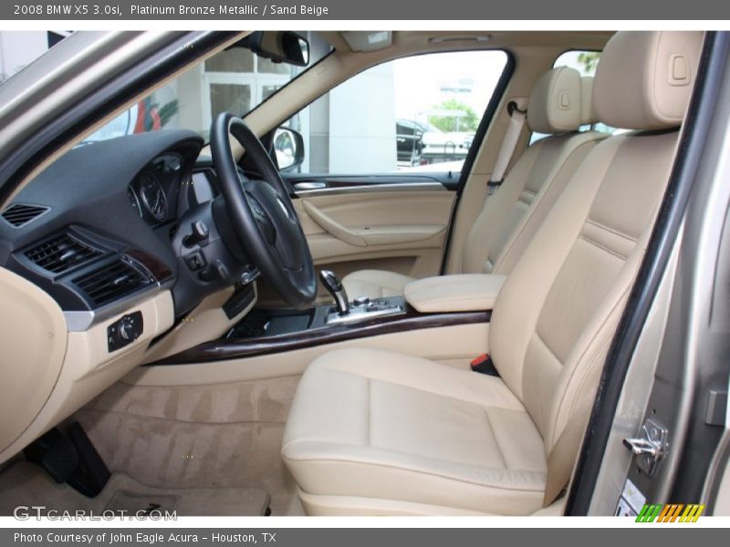 Platinum Bronze Metallic / Sand Beige 2008 BMW X5 3.0si