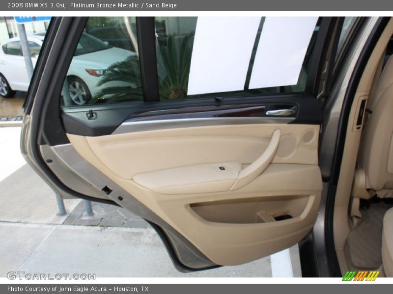 Platinum Bronze Metallic / Sand Beige 2008 BMW X5 3.0si