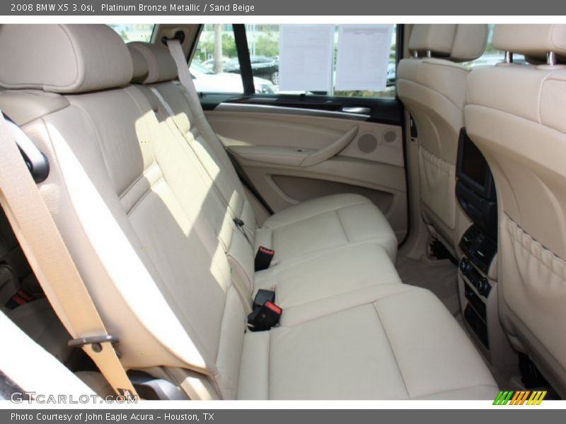 Platinum Bronze Metallic / Sand Beige 2008 BMW X5 3.0si