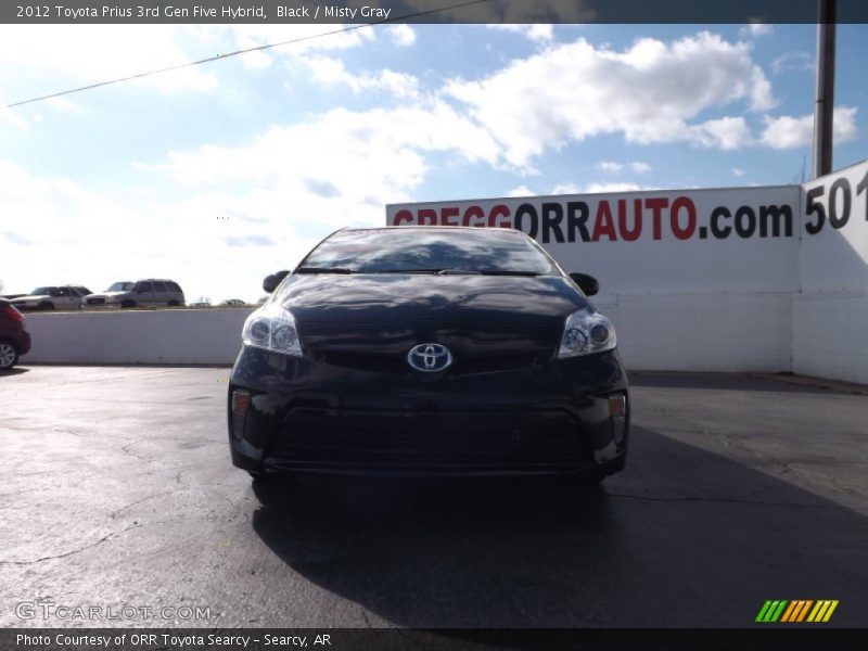 Black / Misty Gray 2012 Toyota Prius 3rd Gen Five Hybrid