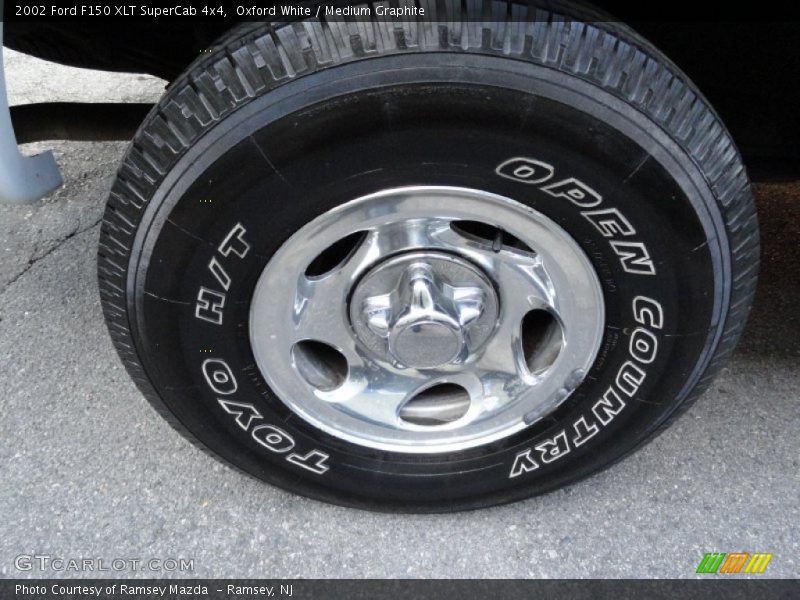 Oxford White / Medium Graphite 2002 Ford F150 XLT SuperCab 4x4
