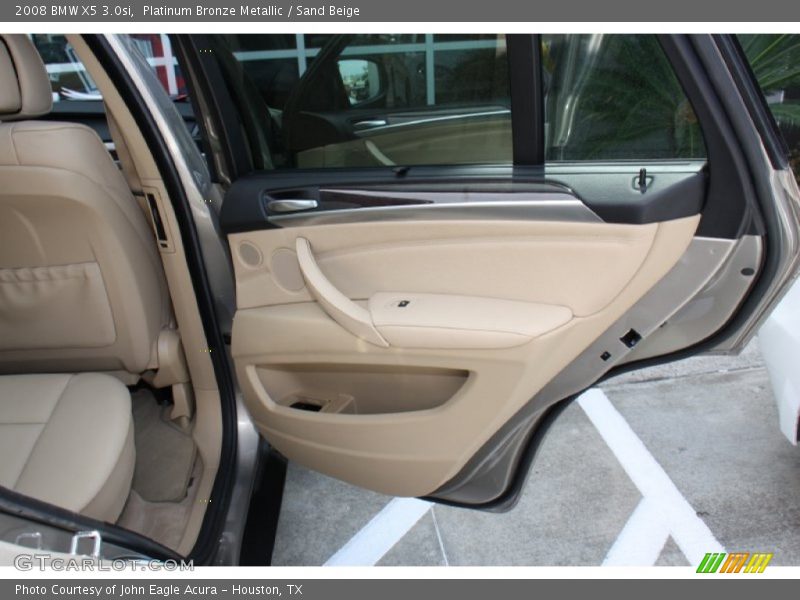 Platinum Bronze Metallic / Sand Beige 2008 BMW X5 3.0si