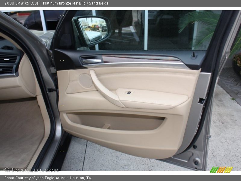 Platinum Bronze Metallic / Sand Beige 2008 BMW X5 3.0si
