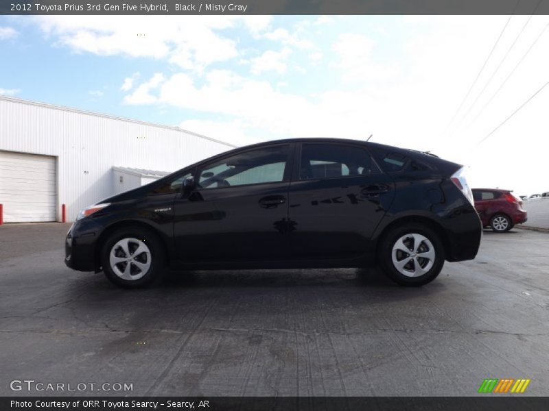 Black / Misty Gray 2012 Toyota Prius 3rd Gen Five Hybrid