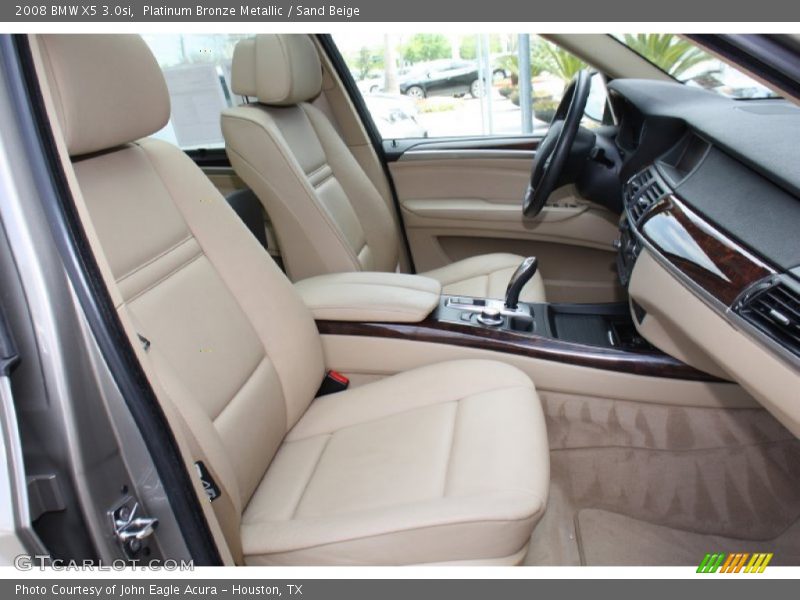 Platinum Bronze Metallic / Sand Beige 2008 BMW X5 3.0si