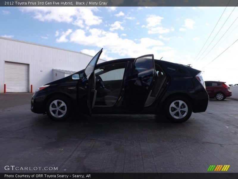 Black / Misty Gray 2012 Toyota Prius 3rd Gen Five Hybrid