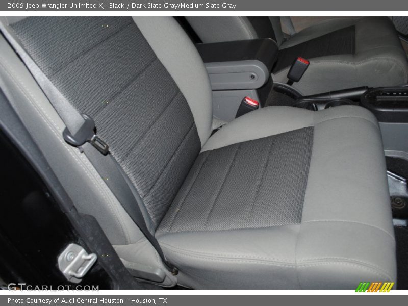 Black / Dark Slate Gray/Medium Slate Gray 2009 Jeep Wrangler Unlimited X
