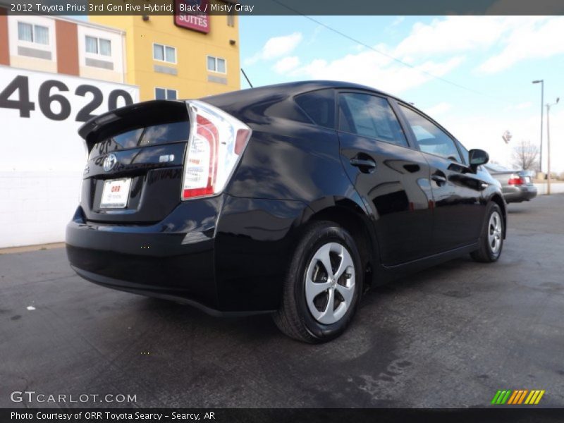 Black / Misty Gray 2012 Toyota Prius 3rd Gen Five Hybrid