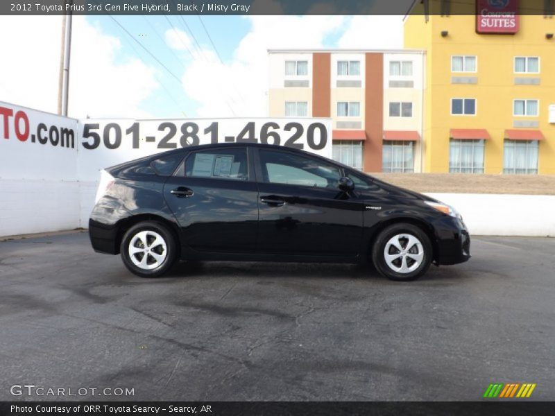 Black / Misty Gray 2012 Toyota Prius 3rd Gen Five Hybrid