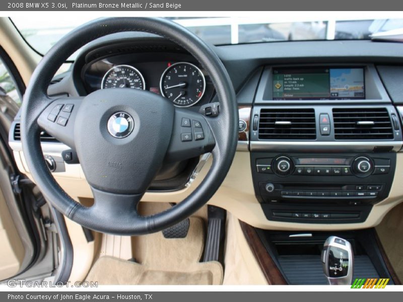 Platinum Bronze Metallic / Sand Beige 2008 BMW X5 3.0si
