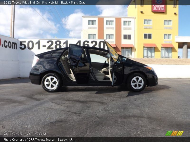 Black / Misty Gray 2012 Toyota Prius 3rd Gen Five Hybrid