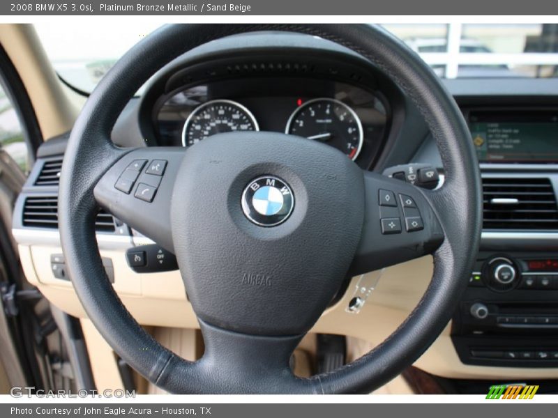 Platinum Bronze Metallic / Sand Beige 2008 BMW X5 3.0si