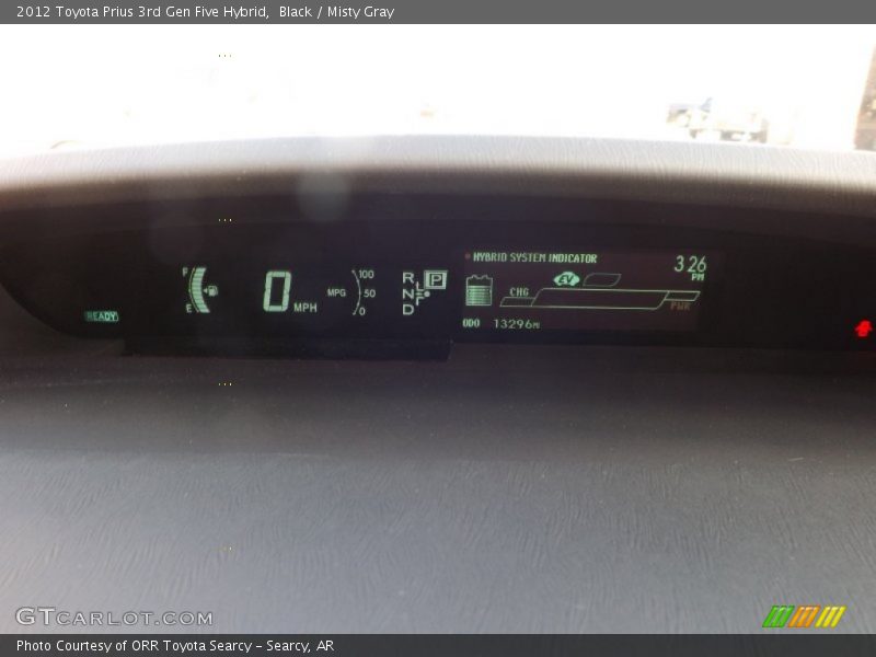 Black / Misty Gray 2012 Toyota Prius 3rd Gen Five Hybrid