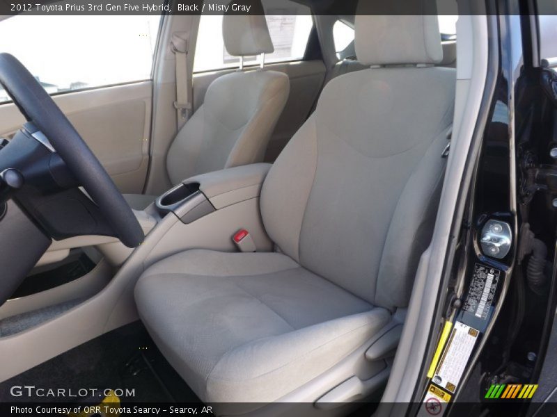 Black / Misty Gray 2012 Toyota Prius 3rd Gen Five Hybrid