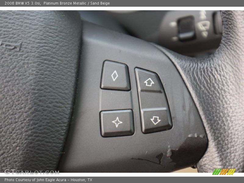 Platinum Bronze Metallic / Sand Beige 2008 BMW X5 3.0si