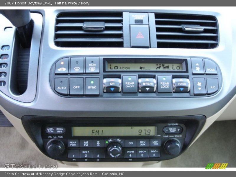 Taffeta White / Ivory 2007 Honda Odyssey EX-L