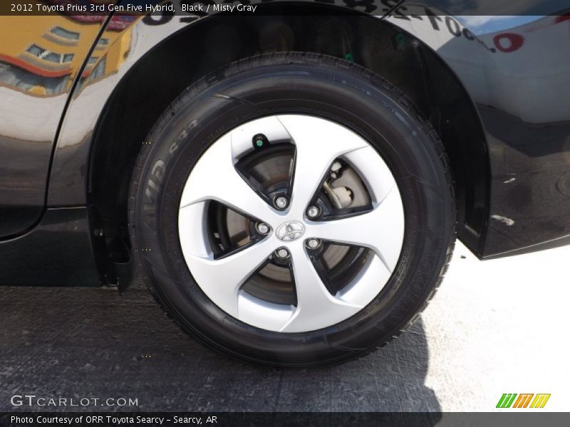 Black / Misty Gray 2012 Toyota Prius 3rd Gen Five Hybrid