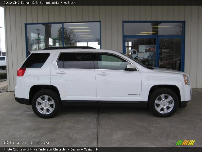 Summit White / Jet Black 2010 GMC Terrain SLE