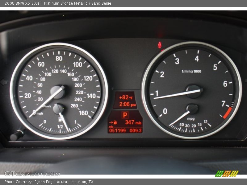 Platinum Bronze Metallic / Sand Beige 2008 BMW X5 3.0si