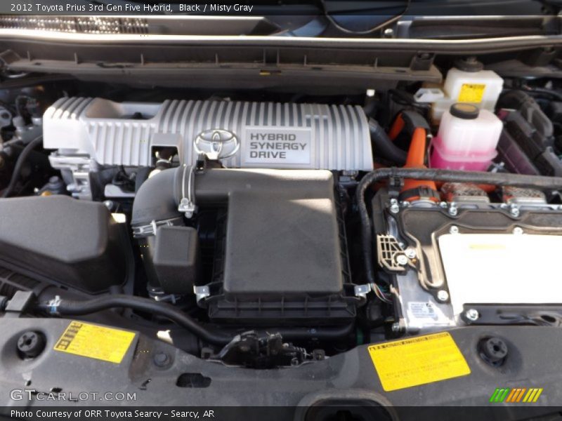 Black / Misty Gray 2012 Toyota Prius 3rd Gen Five Hybrid