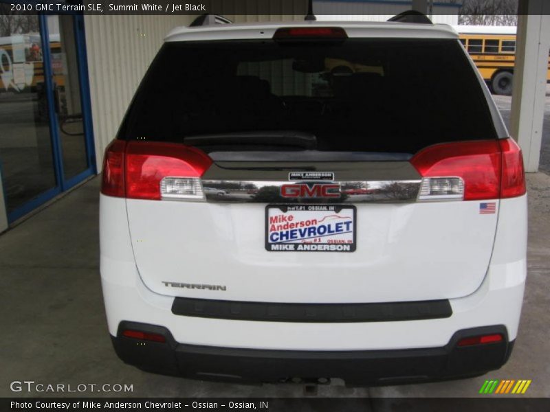 Summit White / Jet Black 2010 GMC Terrain SLE