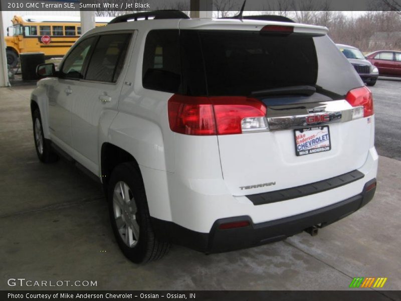 Summit White / Jet Black 2010 GMC Terrain SLE