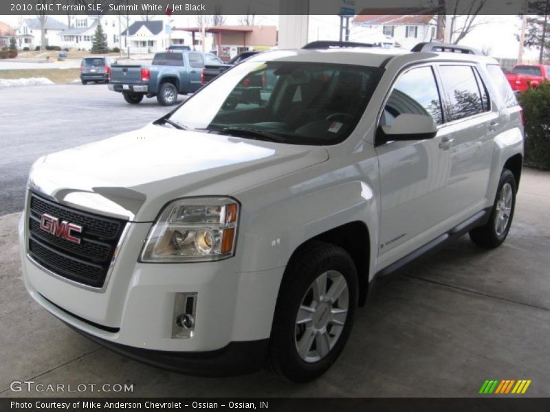 Summit White / Jet Black 2010 GMC Terrain SLE