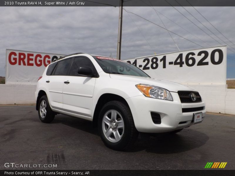 Super White / Ash Gray 2010 Toyota RAV4 I4